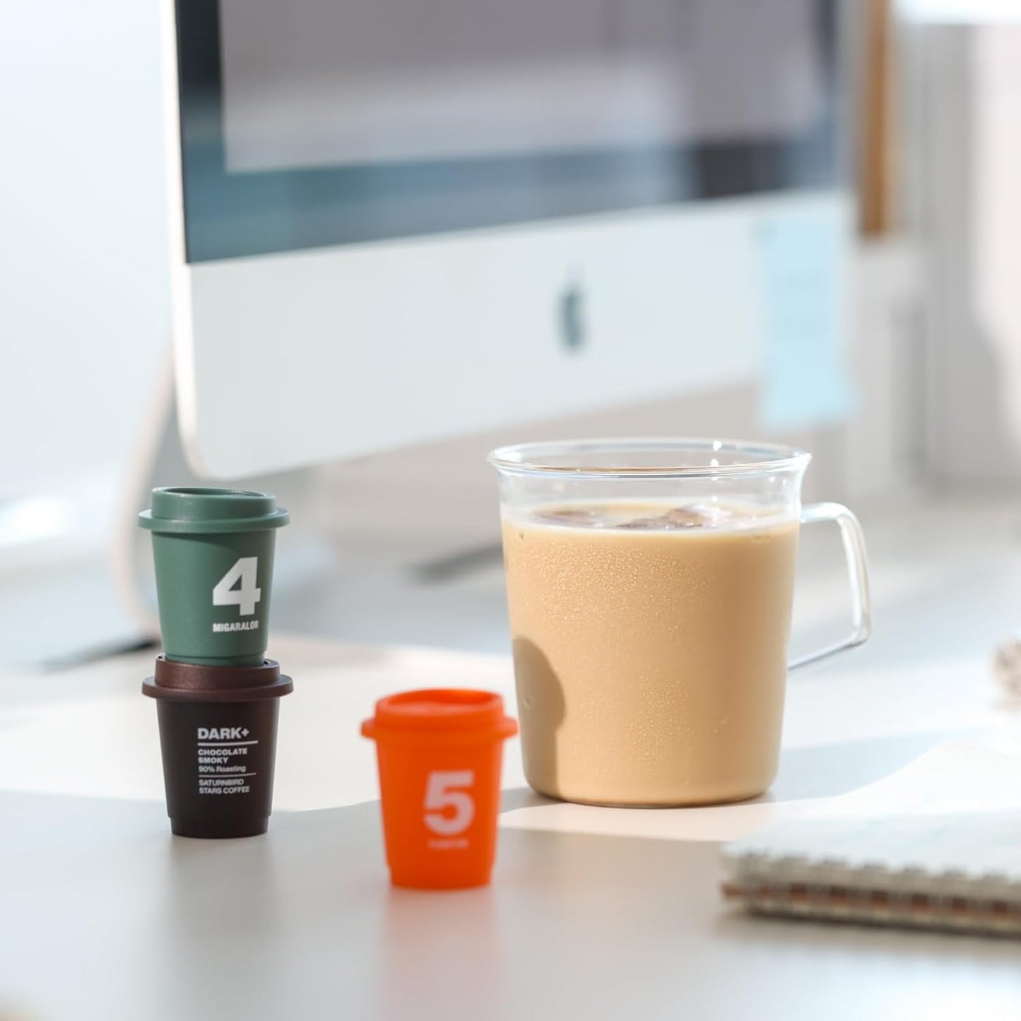 SATURNBIRD Coffee Instant Cold Brew - Medium, Dark Roast Variety Pack, 3 Roast Levels (NO.4-6), 100% Arabica, Enjoy Cold/Hot, 24 Single Serves Perfect for Iced Coffee