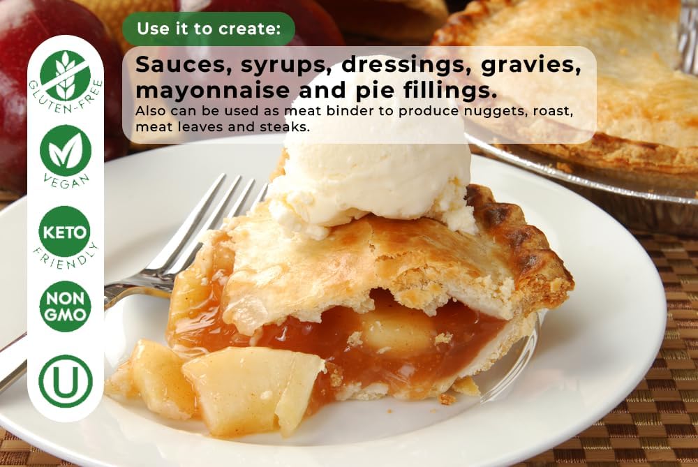 Sodium Alginate (8 Ounce / 226 Grams) Pure Sodium Alginate Powder Food Grade Powder for Thickening, Perfect for Making Luxurious Caviar Spheres, Desserts, Meatloaves by Talsen Chemicals (8, Ounces)