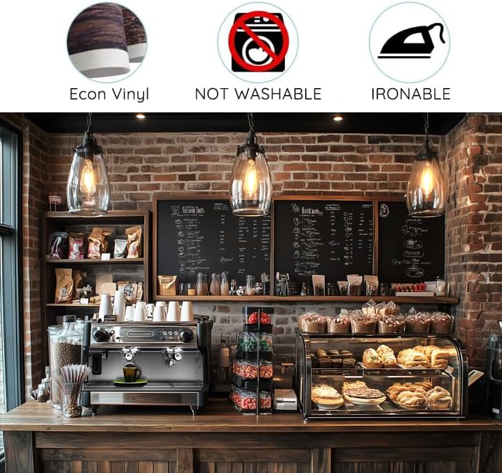 8X6ft Coffee Shop Party Backdrop Photography Background, Central Perk Pub Cafe Ice Cream Cake Bread Smash Birthday Party Backdrops Photo Booth Prop Decorations Wall Decor Tablecloth