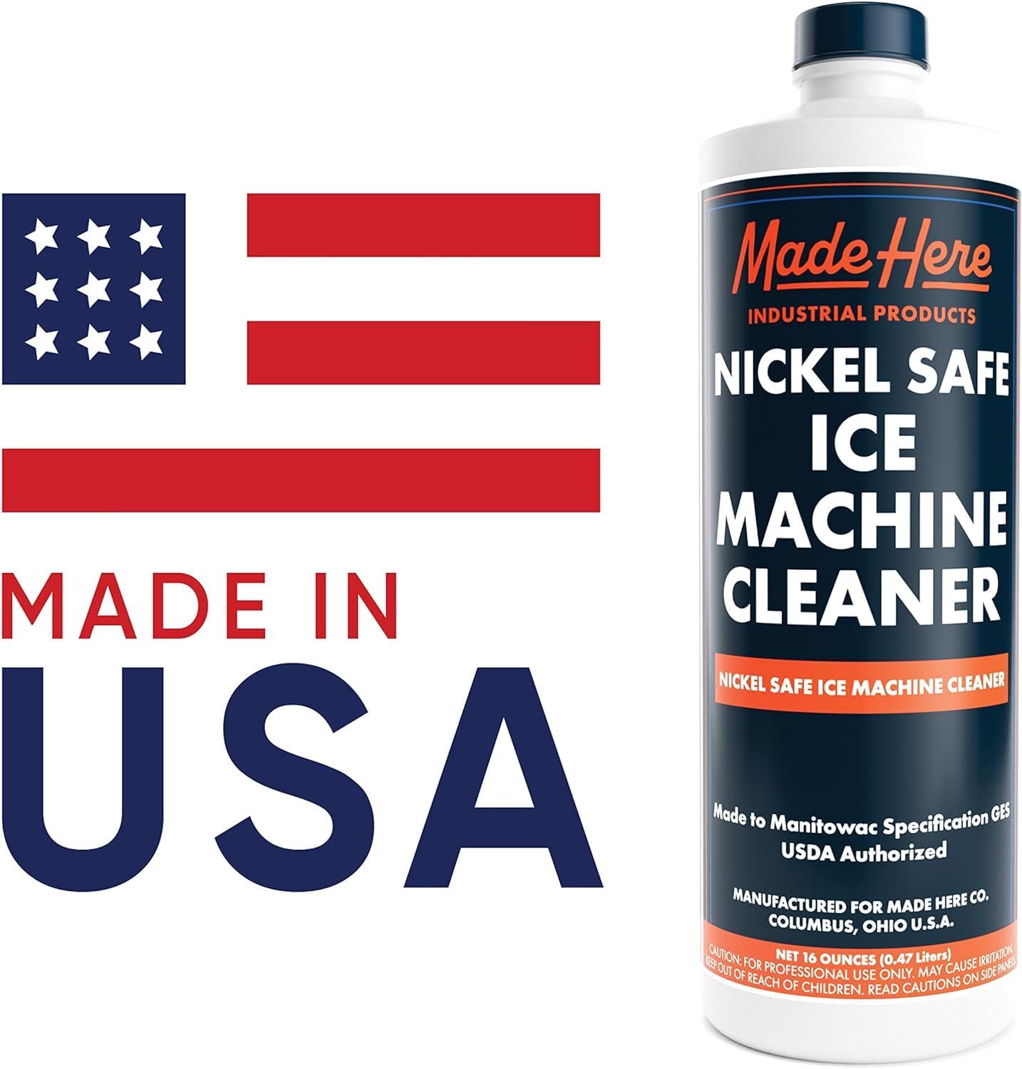Nickel Safe Ice Machine Cleaner and Descaler16 oz 2-Pack