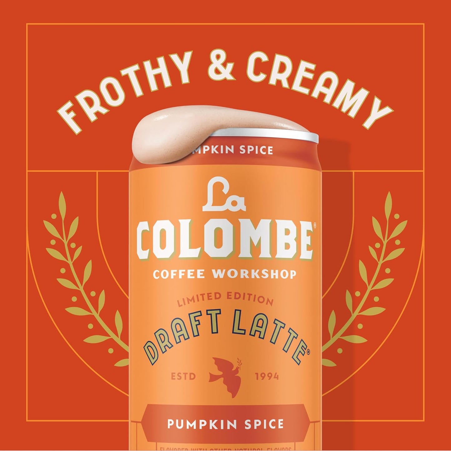 La Colombe Coffee, Pumpkin Spice Latte, 11 fl oz Cans (Pack of 12)