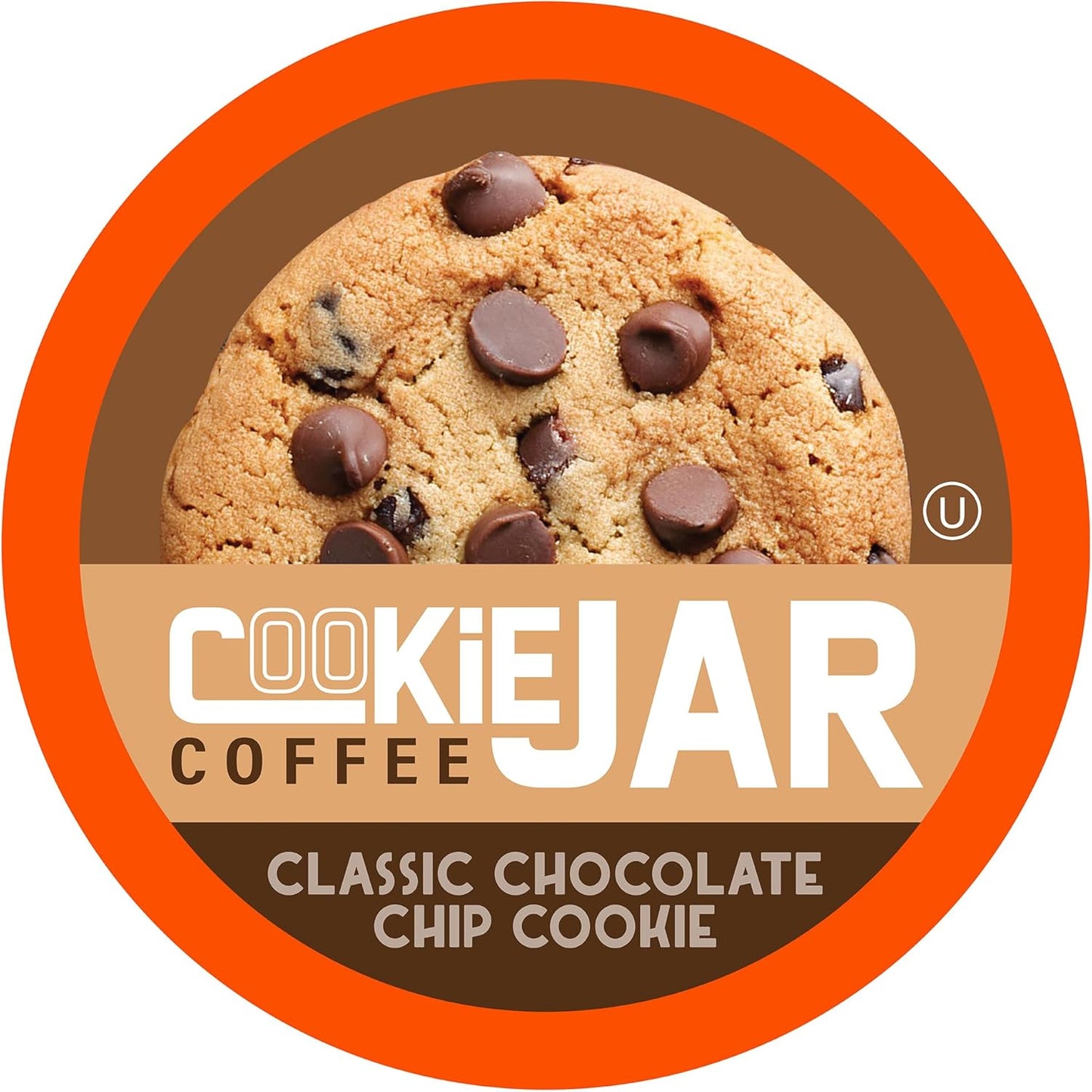 Cookie Jar Chocolate Chip Coffee Pods, 40 Single-Serve Pods, Compatible with Keurig K Cup Brewers, Convenient Brewing, Smooth Aroma