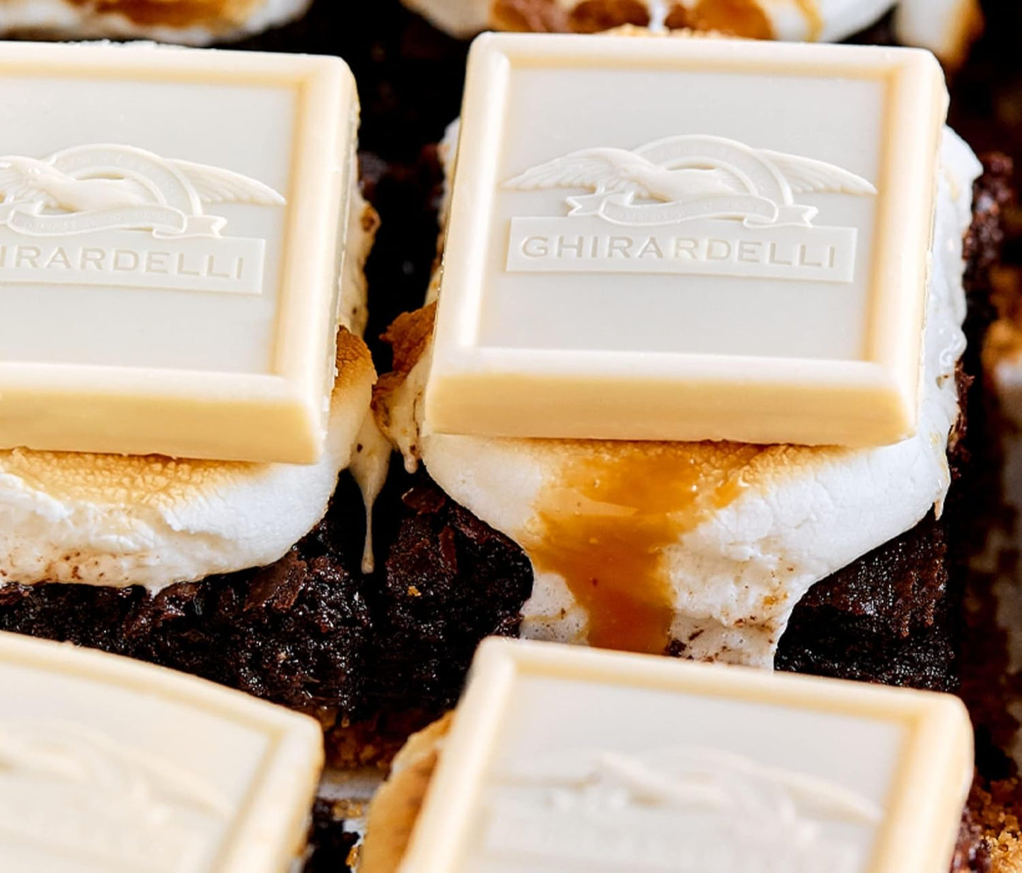 GHIRARDELLI Chocolate Caramel Squares Assortment, Chocolate Squares for Valentines, 8.6 oz Bag