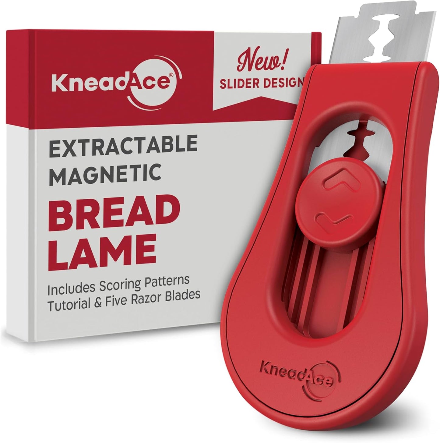 KneadAce Bread Lame & Sourdough Starter 34oz Pro Jar Kit