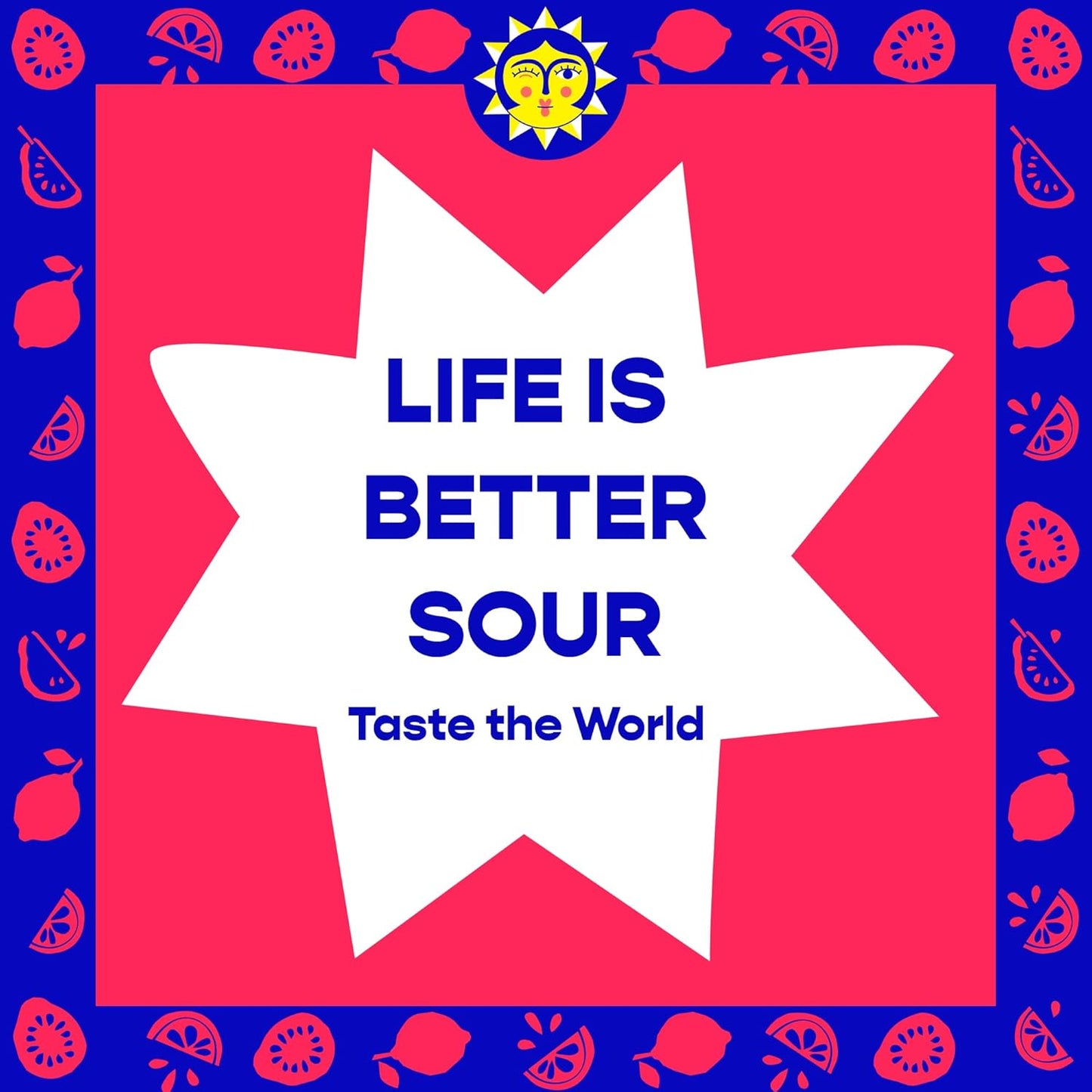 Better Sour Tart Cherry Candy, Sour Gummies with Bold Fruit Flavor, Mouthwatering Sour Candy Made with Real Fruit Juice, Vegan and Gluten-Free Treats, (Pack of 10)