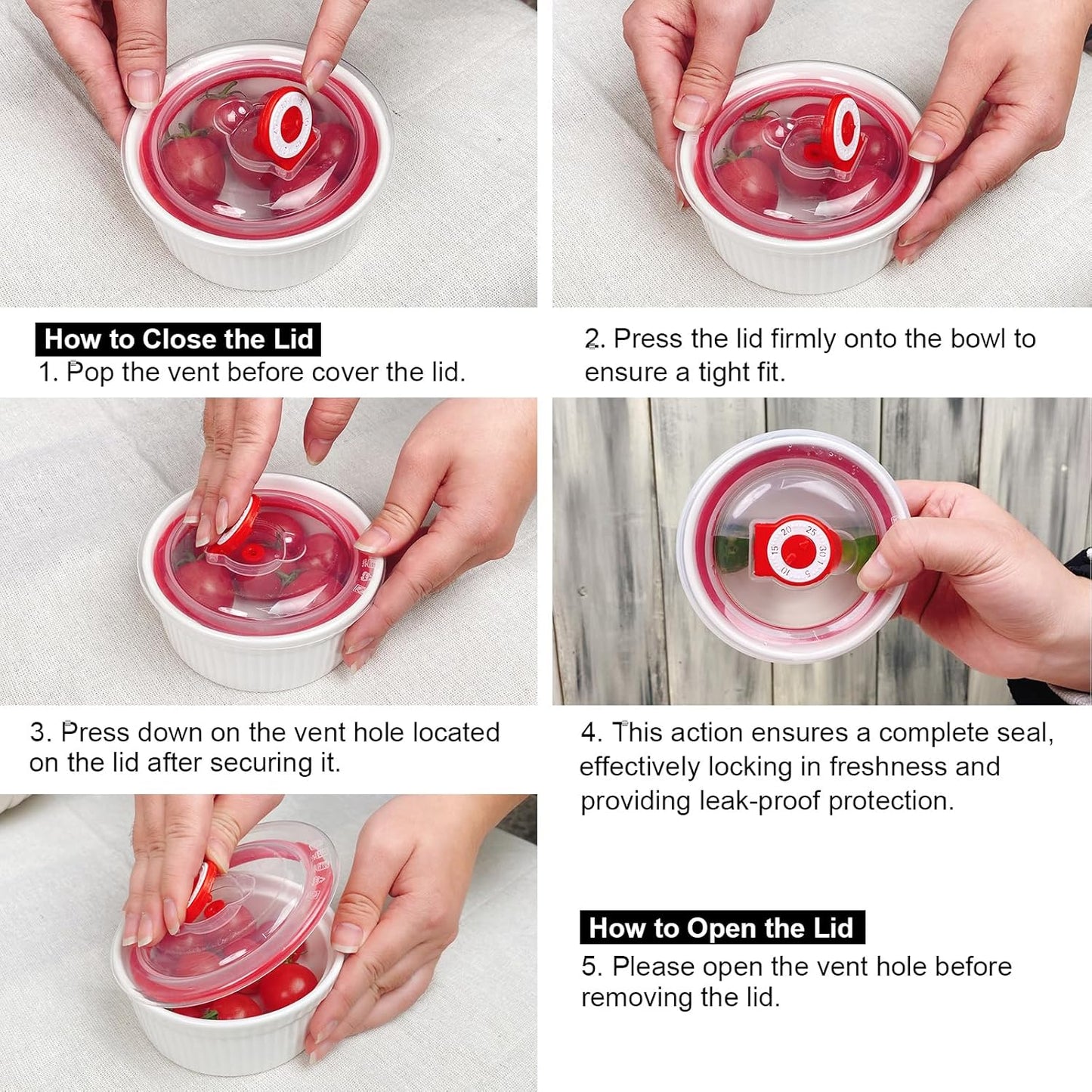 10 oz Ceramic Creme Brulee Ramekins Oven Safe, Small Souffle Ramekins with Lids, Mini Ramekin Set with Covers Set of 4, Pudding Custard Cups Ramiken for Baking, Meal Prep, Picnic, Camping