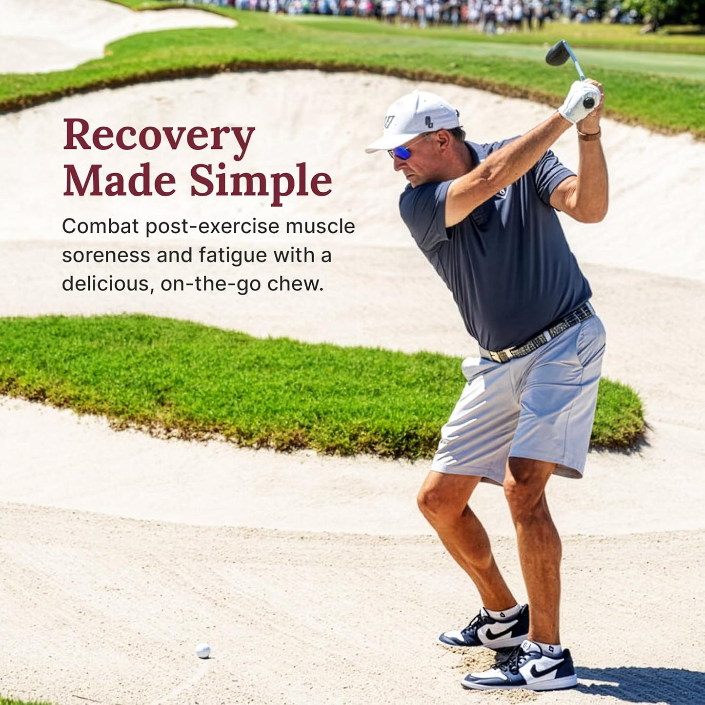 Recovery Gummies Restore - Tart Cherry Gummies for Muscle Recovery - Hibiscus Cherry Flavor with Antioxidants & Electrolytes Combats Soreness, Boosts Energy - Vegan, Non-GMO, Gluten-Free - 90ct