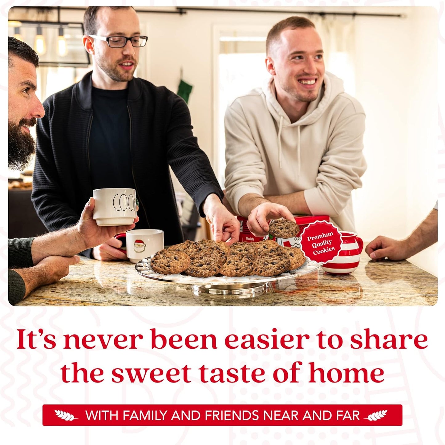 David's Cookies 2lbs Oatmeal Raisin Fresh Baked Cookies - Delectable & Premium Ingredients - No Added Preservatives Cookie Gift Basket