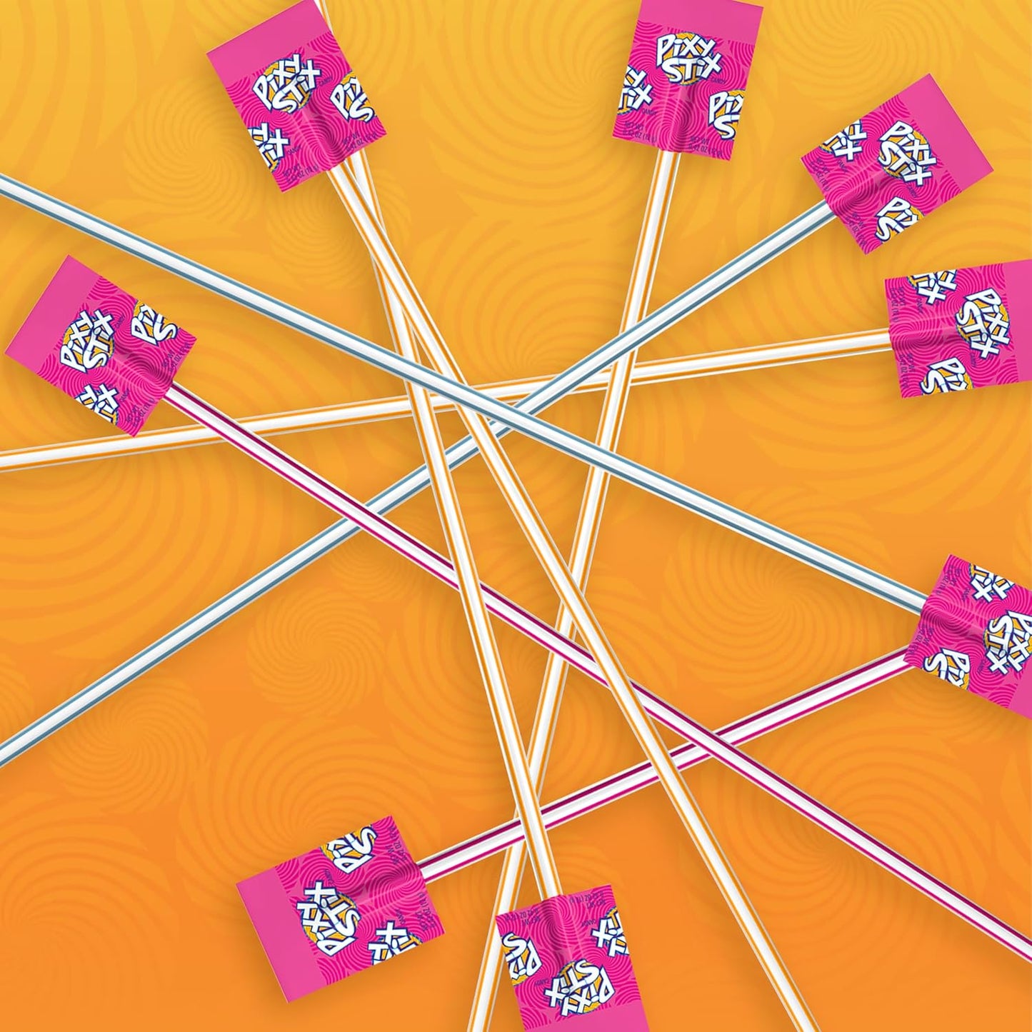 Wonka Pixy Stix Powder Candy-filled Straws, Sweet and tart candy, Springtime Easter Candy, 0.42 oz (85 Count) (Pack of 2)