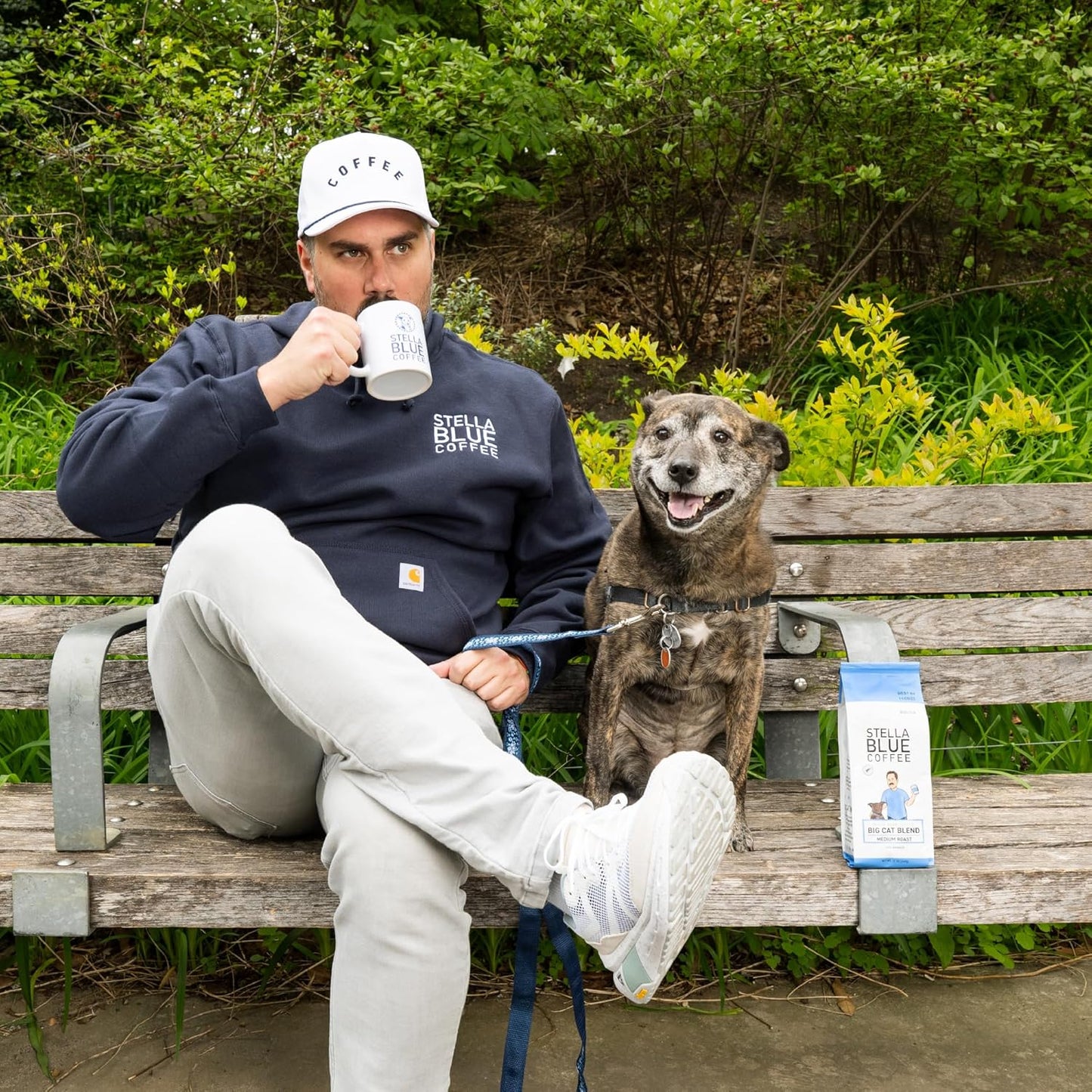 Stella Blue Cold Brew Coffee Bags, Electric Ave Blend, Dark Roast Ground Coffee, Smooth, Bold and Refreshing 100% Arabica, 6 Brew Packets, Makes 24 Cups, Rainforest Alliance Certified