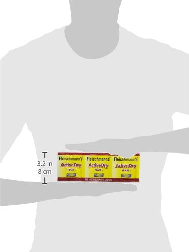 Fleischmann's Yeast, Active, Dry, 0.75-Ounce Packet (Pack of 9)