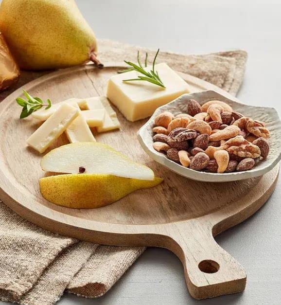 Harry & David Merry Mix-Up Fruit & Nut Gift Baskets, Fruit & Cheese Gift Baskets With Pears, Mixed Nuts & White Cheddar Cheese, Perfect For Any Occasion, Made Fresh, Sweet & Savory