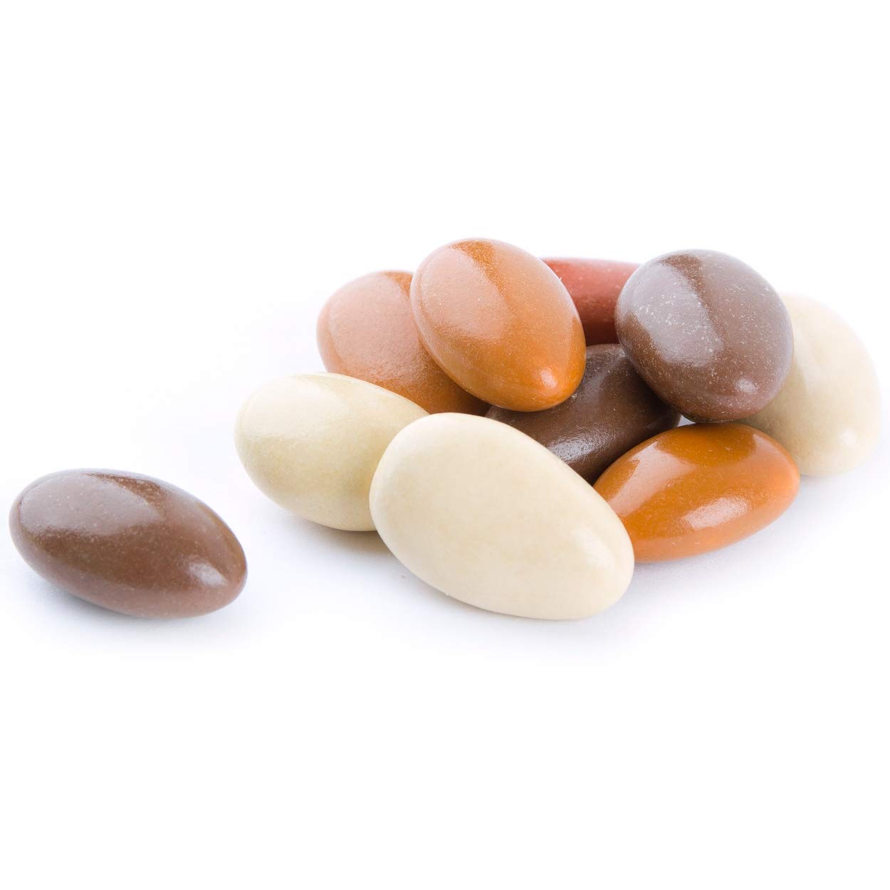 Oh! Nuts Chocolate Covered Pretzels and Nuts Gift Basket - 7 Section Gourmet Assorted Chocolates Gifts Baskets - Healthy Chocolate Round Metal Tin Box for Birthday, Holiday, Corporate, Family, Men & Women