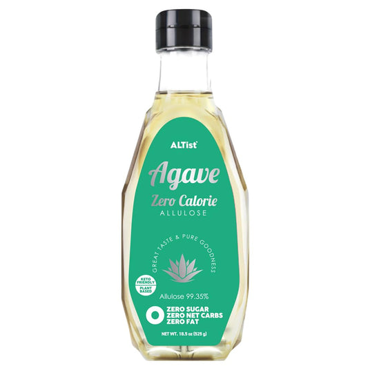 ALTist Allulose Syrup Sweetener – Zero Calorie Liquid Sugar Alternative, Keto, Vegan, Non-GMO, Plant-Based | 1:1 Sugar Replacement, No Net Carbs, Zero Fat, 17.7 fl oz - Agave