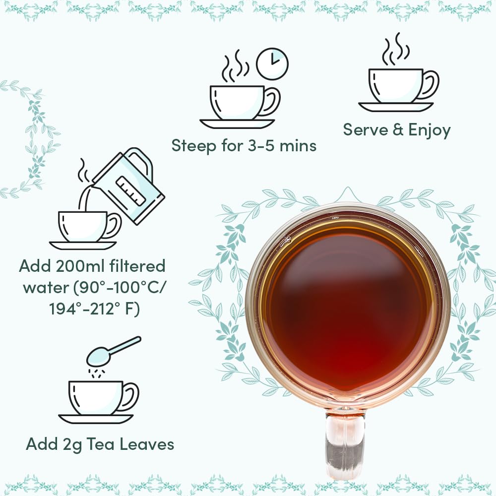 VAHDAM, Bloom - Assorted Christmas Tea Gift Sets (12 Loose Leaf Tea) Tin Caddy Presentation Box | Gluten Free, Non GMO | Holiday Gifts for Everyone