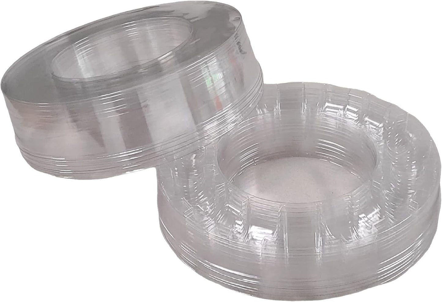 Pastry Chef's Boutique Clear Plastic Round Crown Circular French Macarons Packaging Gift Boxes - Holds 16 Macarons - Pack of 6 - PACKAGING ONLY