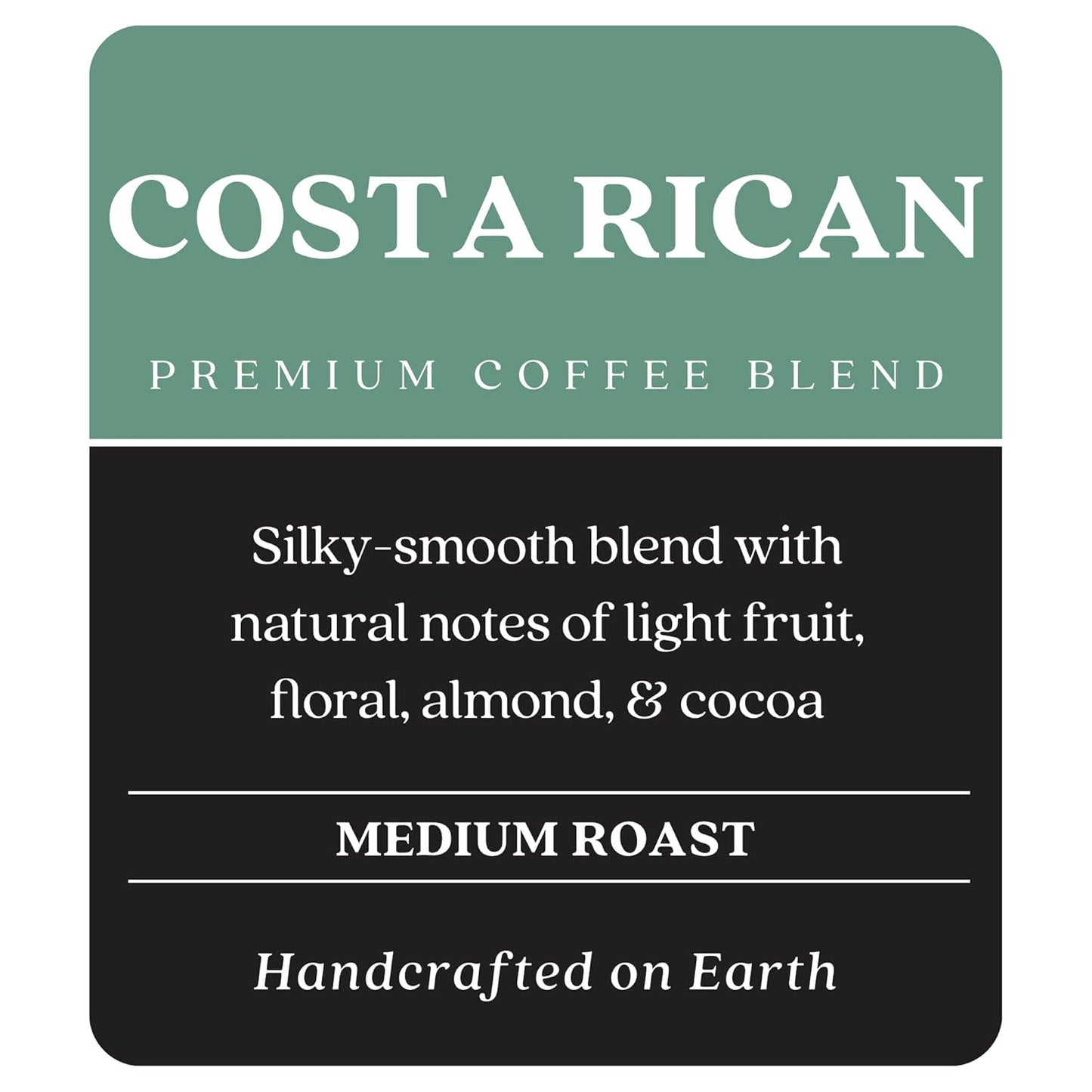 Copper Moon Medium Roast Whole Bean Coffee, Costa Rican Blend, 2 Lb