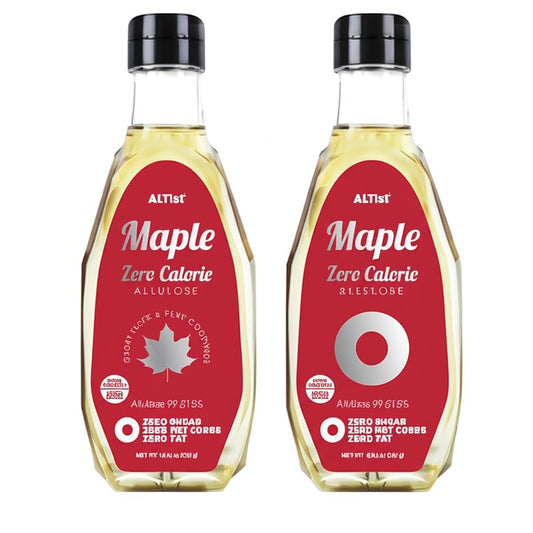 ALTist Allulose Syrup Sweetener – Zero Calorie Liquid Sugar Alternative, Keto, Vegan, Non-GMO, Plant-Based | 1:1 Sugar Replacement, No Net Carbs, Zero Fat, 17.7 fl oz x 2 Bottle - Maple