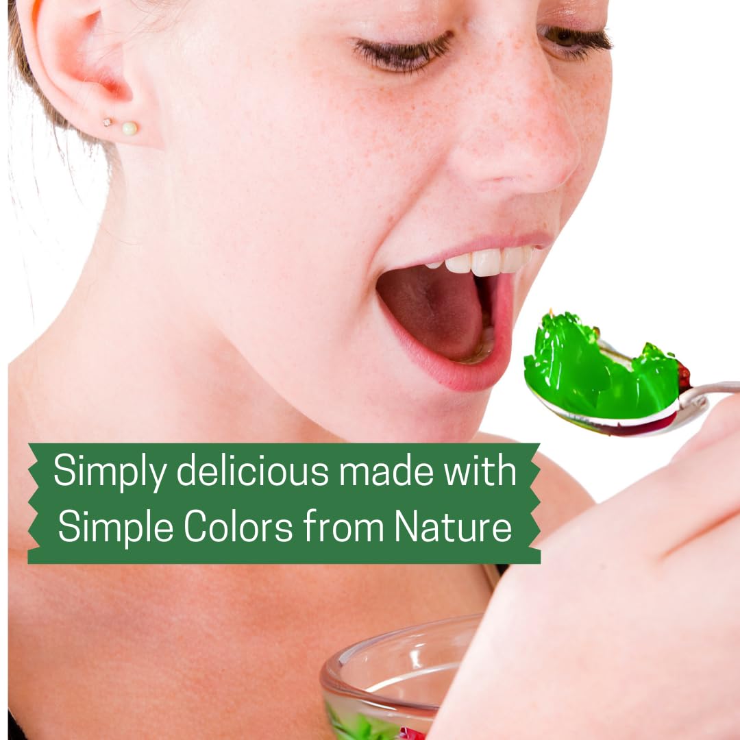 Simple Mixes Natural Gelatin Dessert, Lime, Healthy Snack, Dye-Free, No Gluten or Fat, Kosher, 3 Pack
