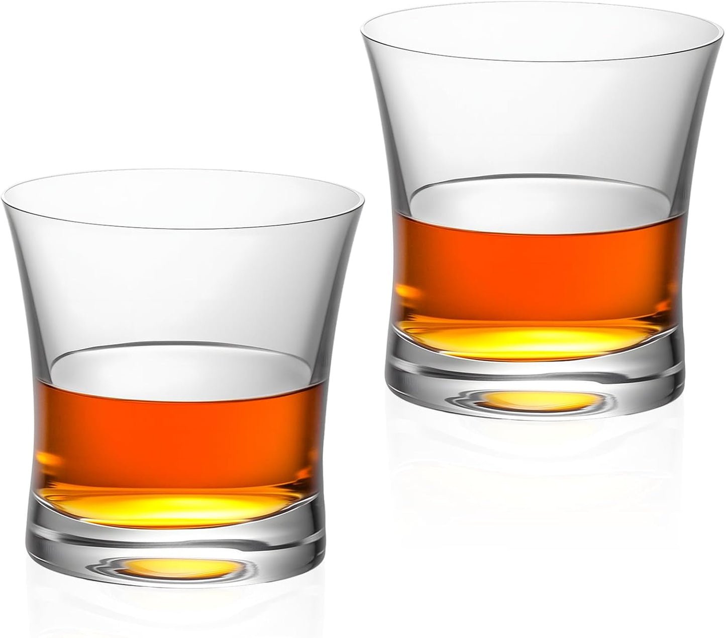 KAMMAK Shot Glasses Set of 2, 280ml/9.5oz Clear Espresso Shot Glass with Heavy Base for Bar Restaurants Home, Small Whiskey Shot Glass for Vodka, Whiskey, Tequila, Spirits & Liquors