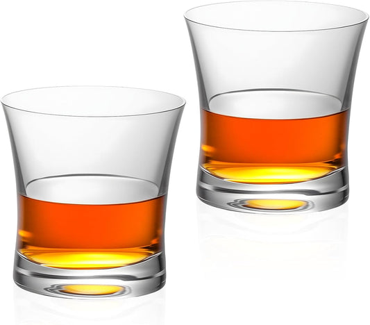 KAMMAK Shot Glasses Set of 2, 280ml/9.5oz Clear Espresso Shot Glass with Heavy Base for Bar Restaurants Home, Small Whiskey Shot Glass for Vodka, Whiskey, Tequila, Spirits & Liquors