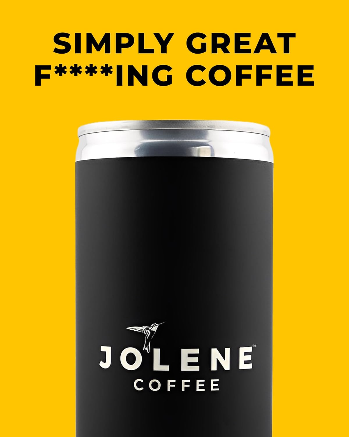 Jolene Coffee – Black Cold Brew | 8oz Cans | Smooth, Bold, Dairy-Free, Gluten-Free, Non-GMO (12 Cans, Black Cold Brew)