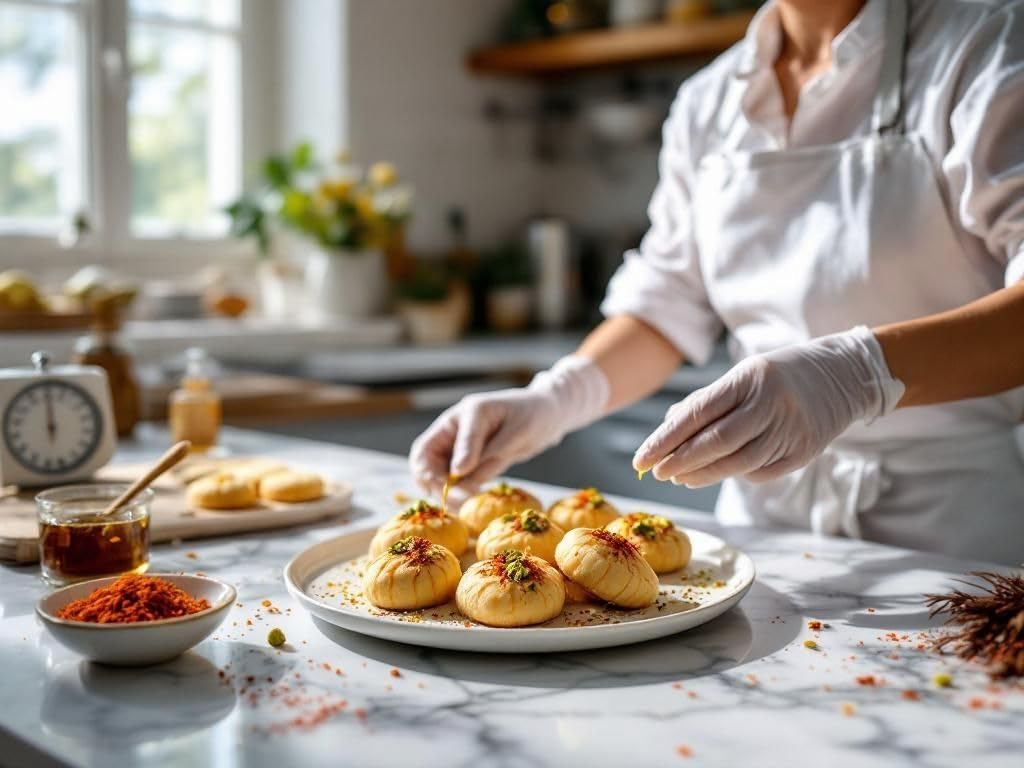 Divine Saffron – Premium Saffron Almond Flour | Gluten-Free, Award-Winning Blend | Made with 100% California Almonds & Pure Saffron | Perfect for Baking, Desserts & Gluten-Free Recipes | 16 oz (454 g)