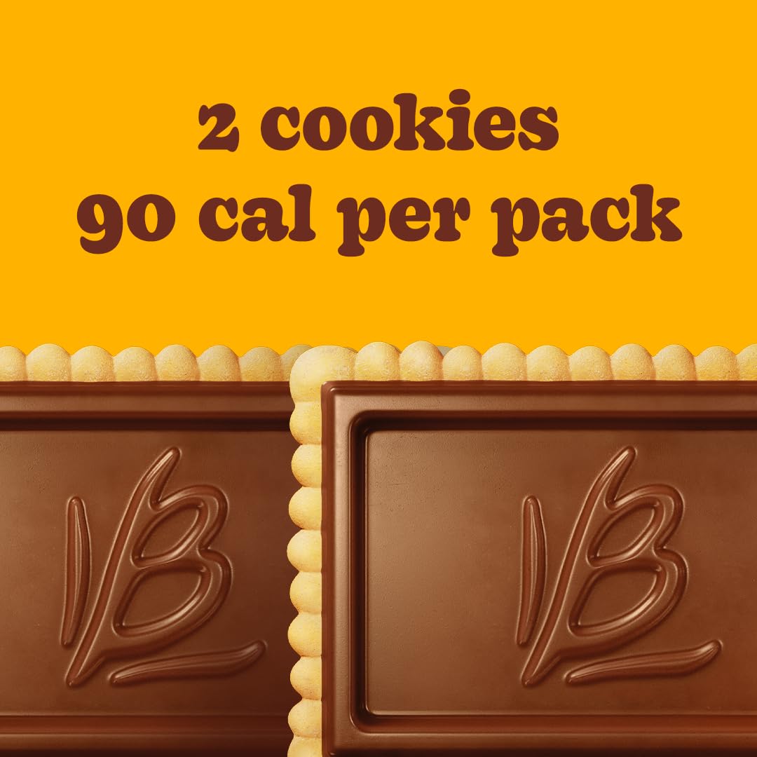 Bauducco Choco Biscuit Cookies, 25.3 oz (Pack of 120) - Crispy & Delicious Chocolate Cookies, Individually Wrapped for Snacks, Dessert & Lunch Boxes - 2 Cookies per Pack