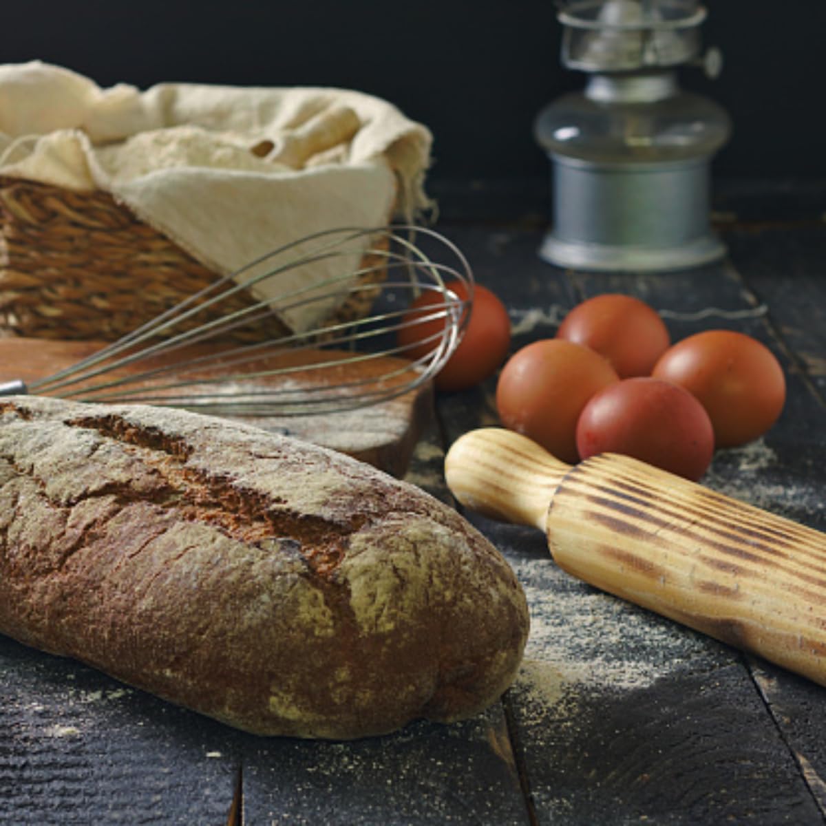 Instant Dry Yeast – 1.1 lb (500g) – Fast-Acting Yeast for Baking, Bread, Pizza Dough, and More, Kosher,