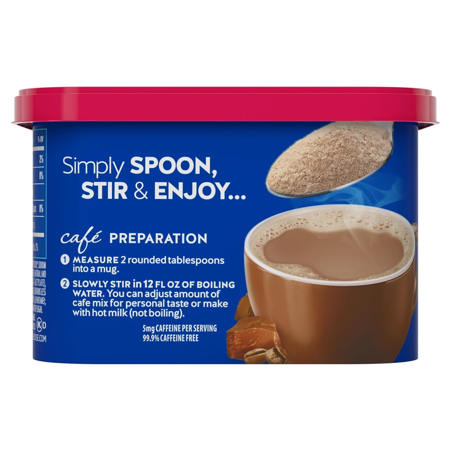 Maxwell House Vanilla Caramel Latte Mix, 8.7 oz + Suisse Mocha Decaf Instant Coffee, 4.4 oz, (Variety Pack)