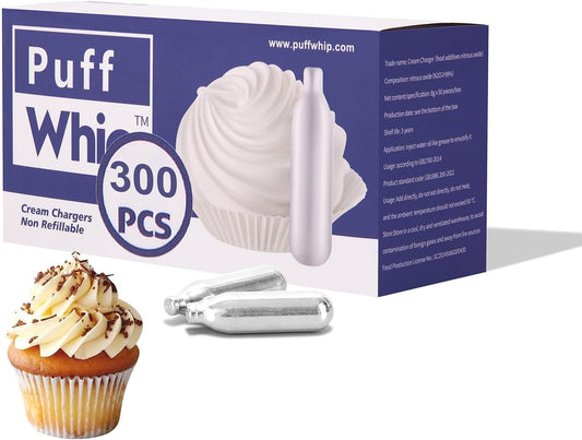 Whipped Cream Chargers, 8g Whip Cream Charger Cylinder Food Grade Original Flavor With Long Shelf Life, Perfect for Desserts, Cake, Beverages and Gourmet Dishess, Whipped Cream Chargers 8g