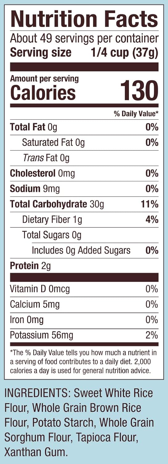 Bob's Red Mill Gluten Free 1 to 1 Baking Flour, 64oz (Pack of 4) - Non GMO, Vegan, Kosher