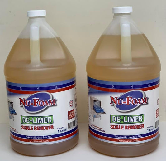Nu-Foam De-Limer Lime Scale Remover- 1 Gallon- Pack of 2 (2, Gallons)