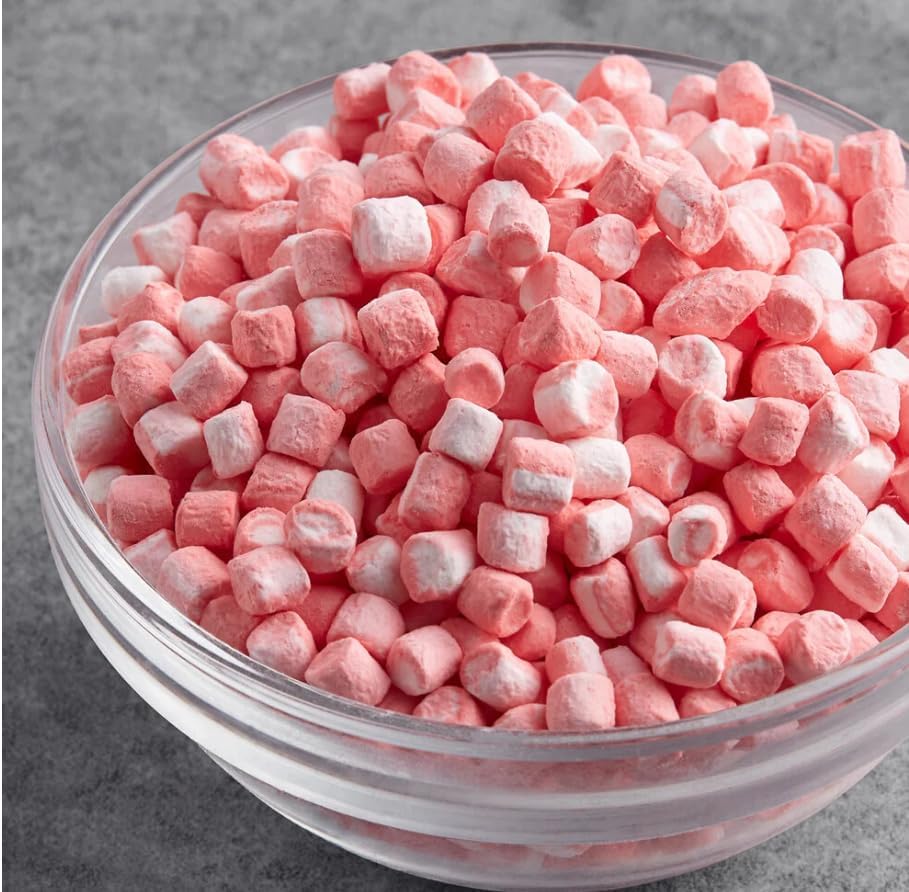 Sarah's Candy Factory 13 Oz Dehydrated Peppermint Marshmallow Bits in Reusable Jar