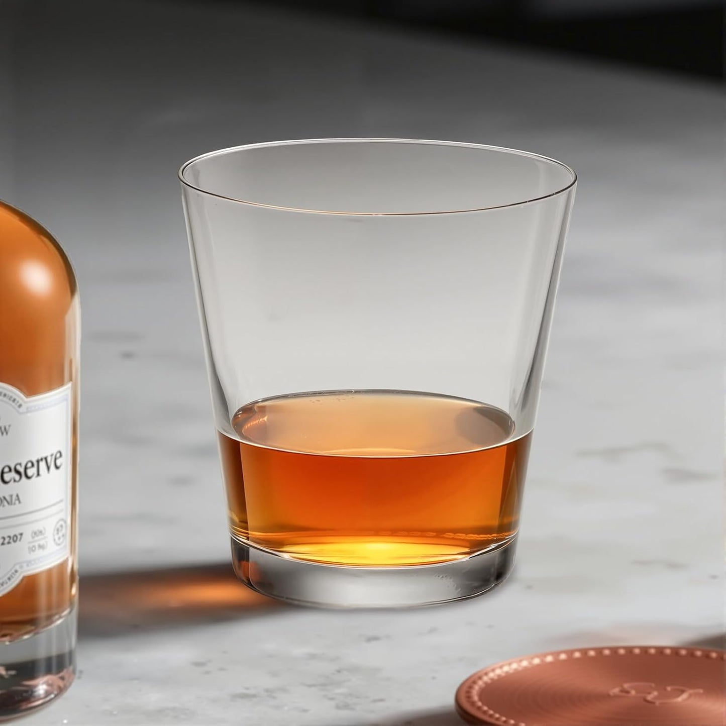 KAMMAK Shot Glasses Set of 2, 330ml/11.1oz Clear Espresso Shot Glass with Heavy Base for Bar Restaurants Home, Small Whiskey Shot Glass for Vodka, Whiskey, Tequila, Spirits & Liquors