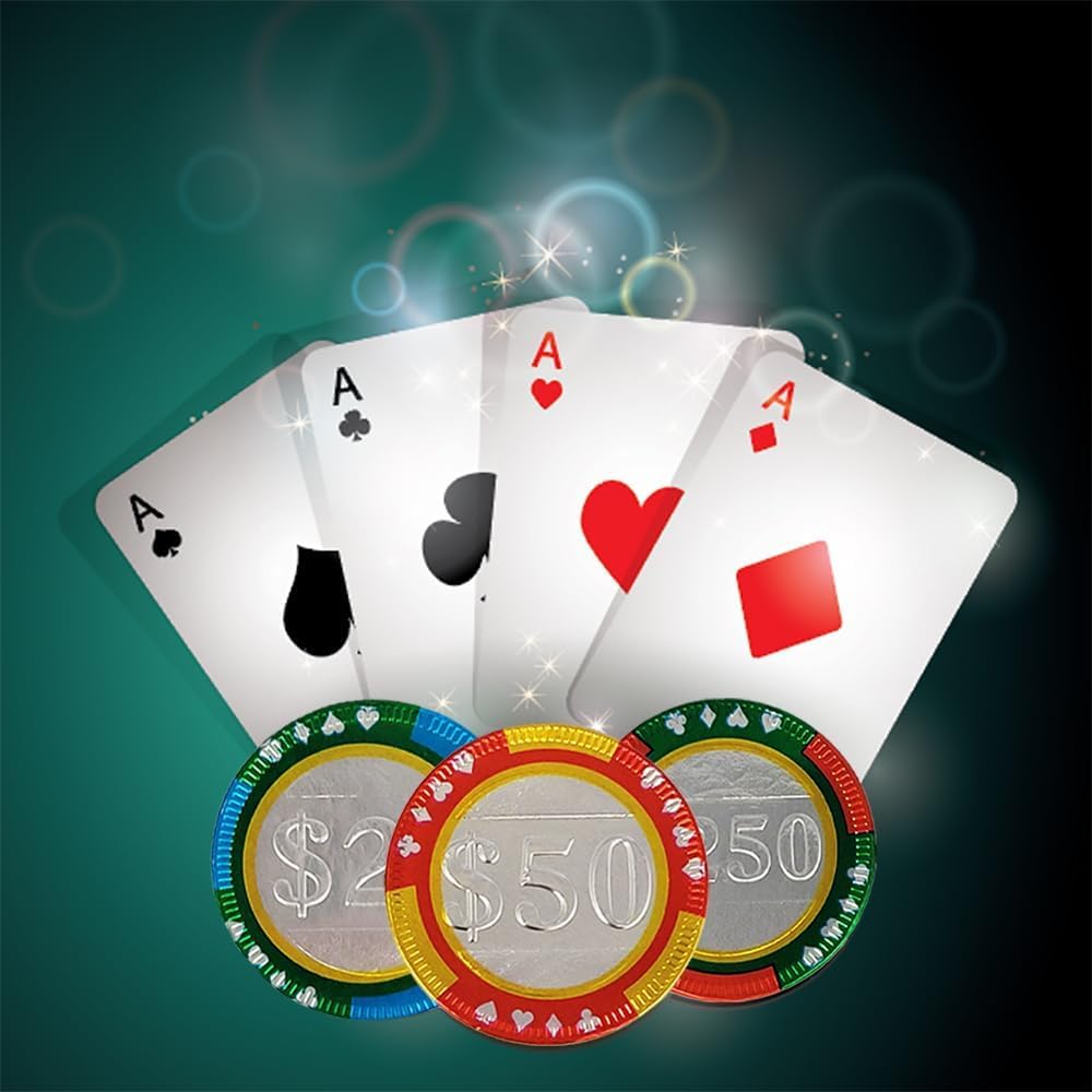 Fruidles Casino Poker Chips, Belgian Milk Chocolate Coins, Kosher Certified Dairy, Non GMO (200-Pack)
