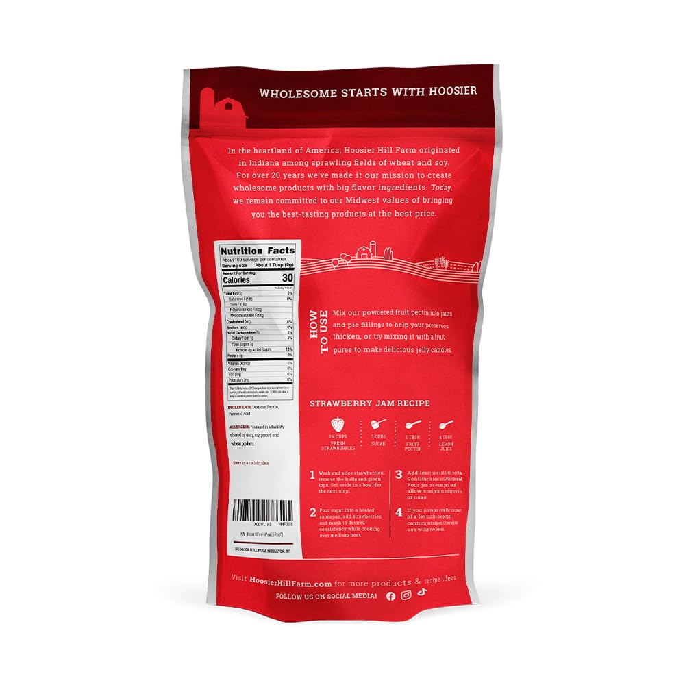 Hoosier Hill Farm Fruit Pectin, 2LB (Pack of 1)
