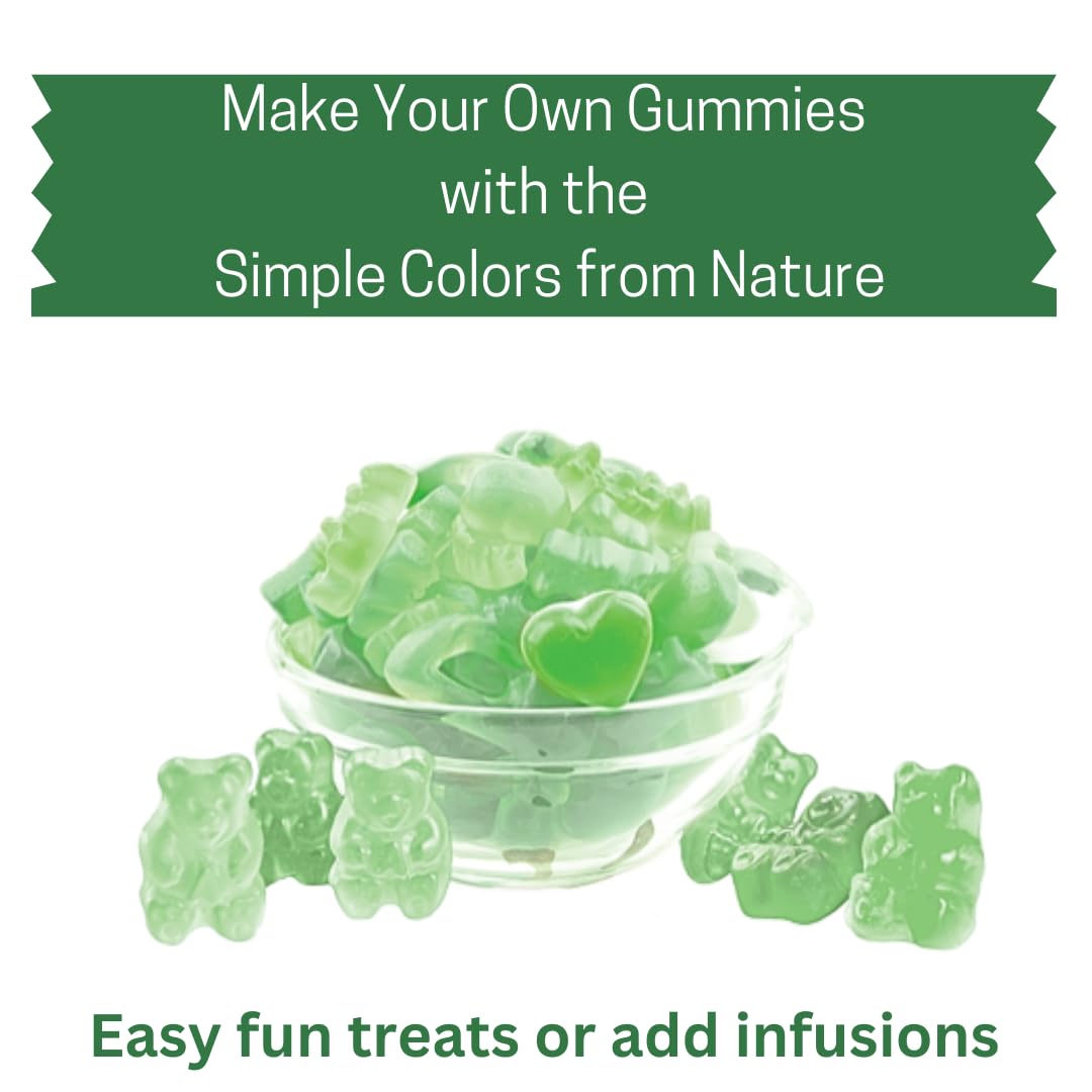 Simple Mixes Natural Gummy Mix, Healthy Snack, Dye-Free, No Gluten or Fat, Kosher, (3-Pack, Lime)