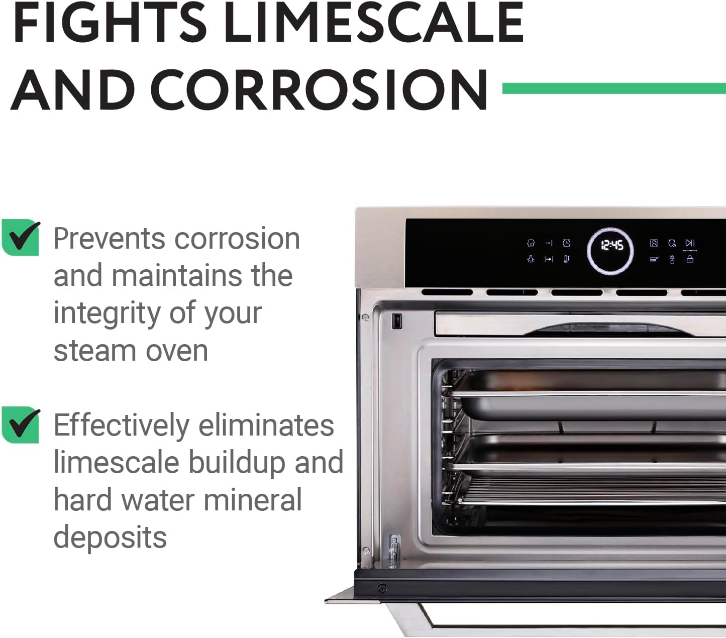 IMPRESA Descaling Solution for Steam Ovens - 8 fl oz Pack of 1 - Made in USA - Compatible with Wolf, Miele, Thermador, Gaggenau, Bosch & Smeg