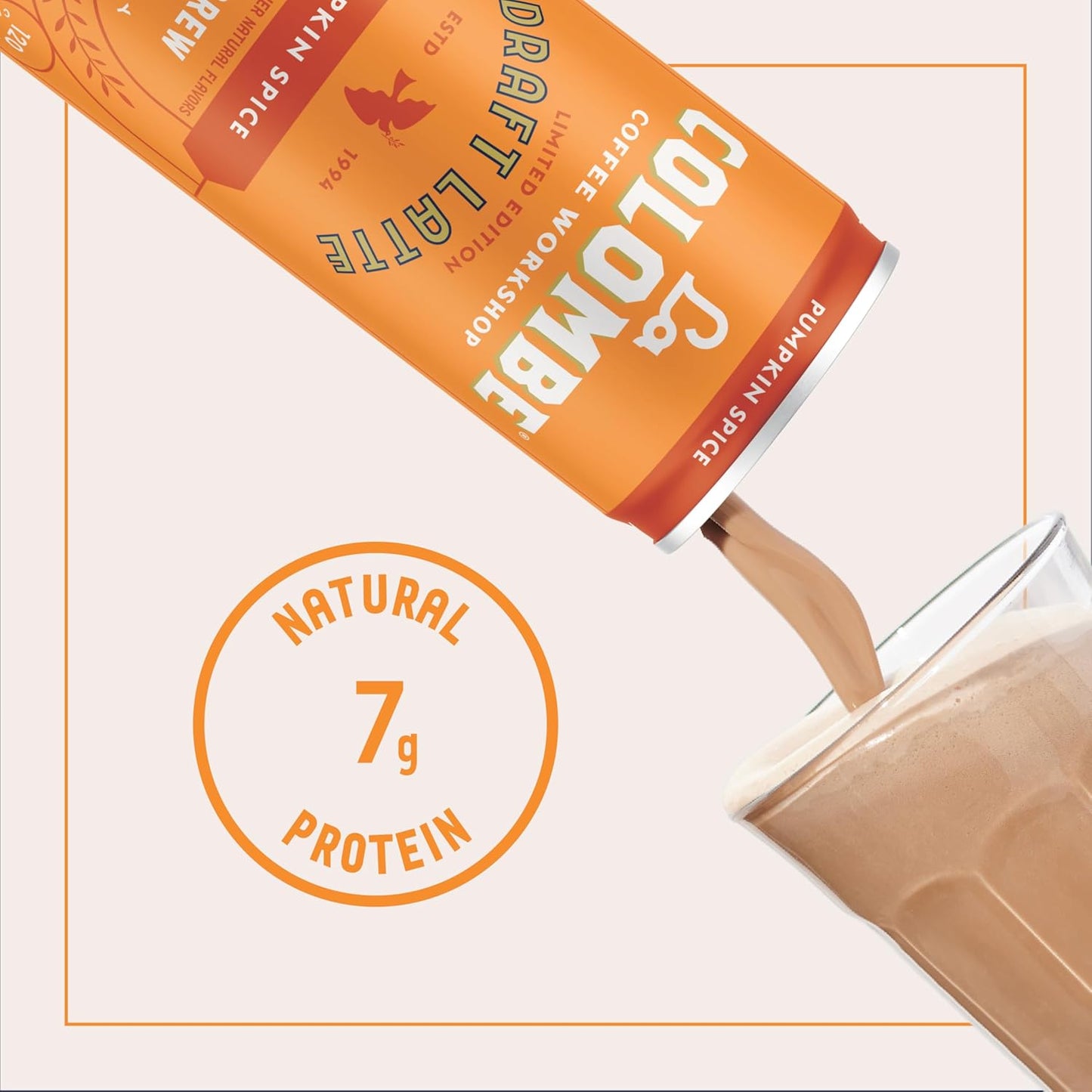 La Colombe Coffee, Pumpkin Spice Latte, 11 fl oz Cans (Pack of 12)