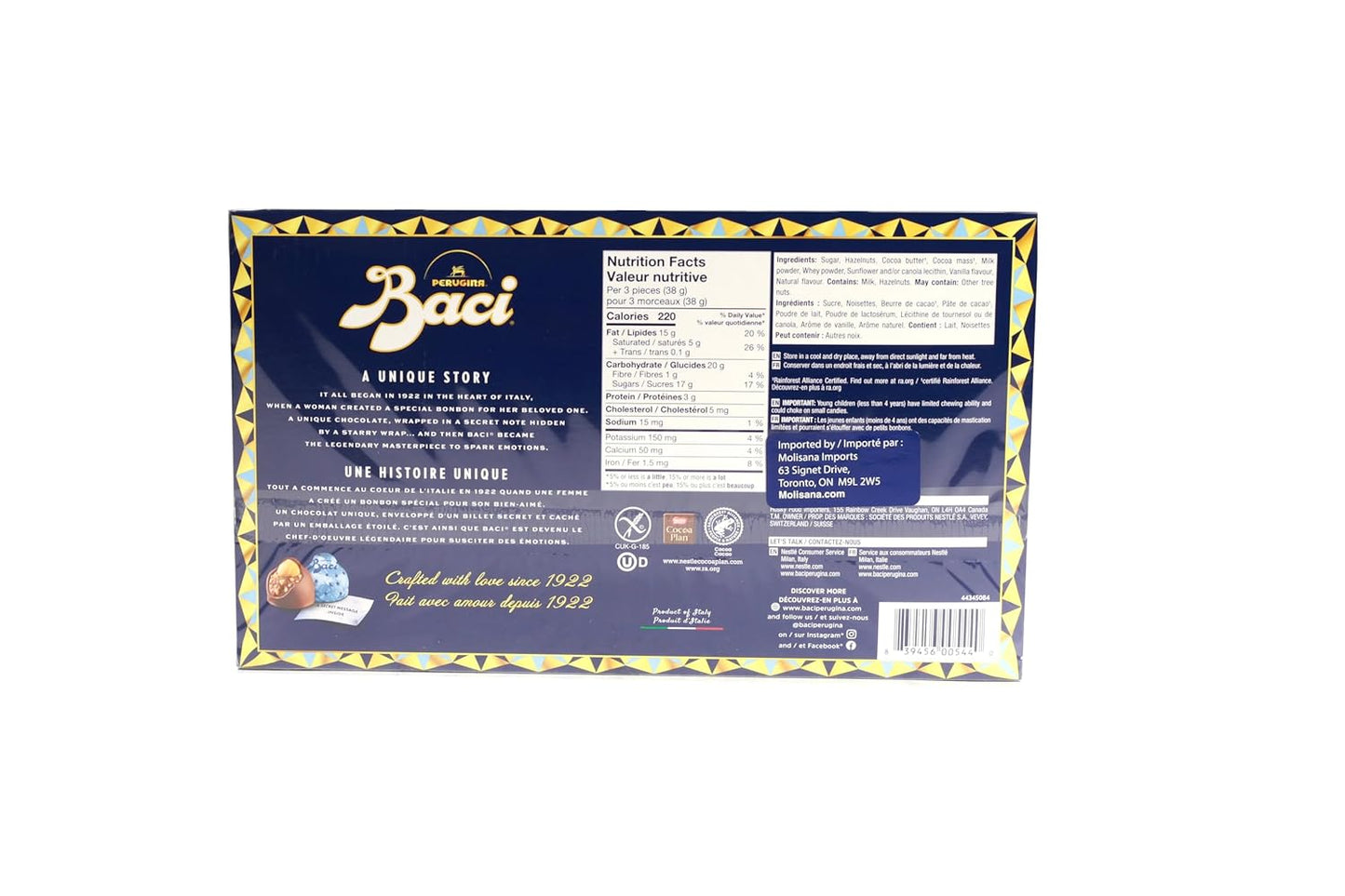 Perugina Milk Chocolate Chocolate Pack of 1 (5.29 Ounce) Box