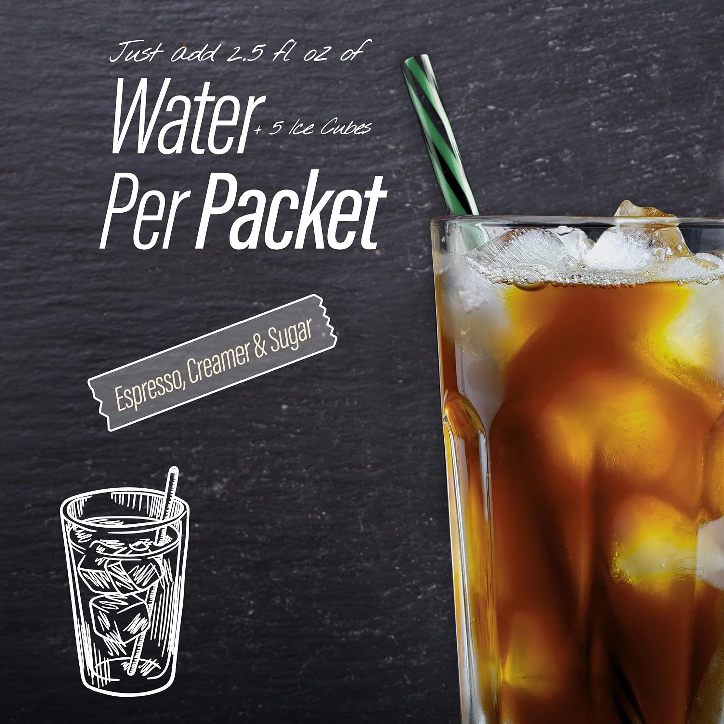 Maxpresso 3 in 1 Korean Instant Coffee Mix - Single Serve Sticks 40 Packets with Creamer and Sugar Premium Hot or Iced Coffee Blend Rich Flavor