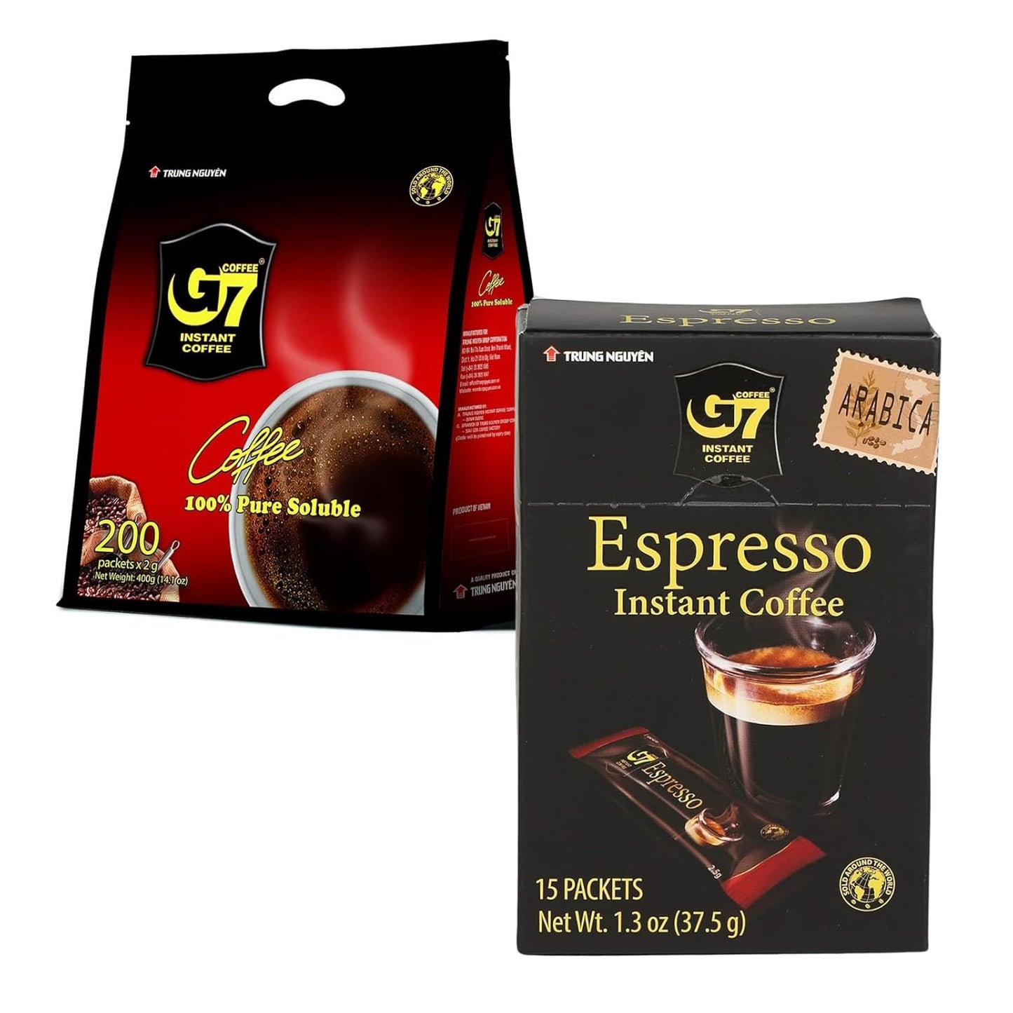 Bundle of Pure Black and Espresso Instant Coffee