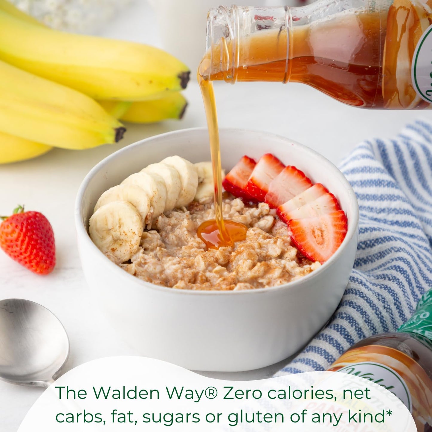 Walden Farms Syrup Variety Pack – Pancake & Maple Walnut – Zero Calorie, Sugar-Free, Low Carb, Keto-Friendly, Gluten-Free, Vegan – 12 oz Bottles (Pack of 2)