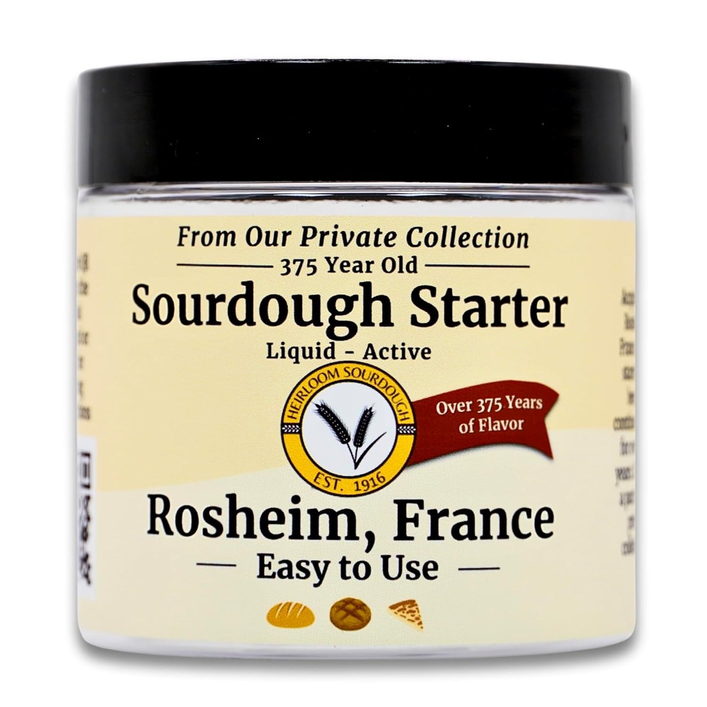 375 Year Old French Sourdough Starter | Heirloom Sourdough's Private Collection | Easy to follow instructions | Includes detailed instructions and recipe |