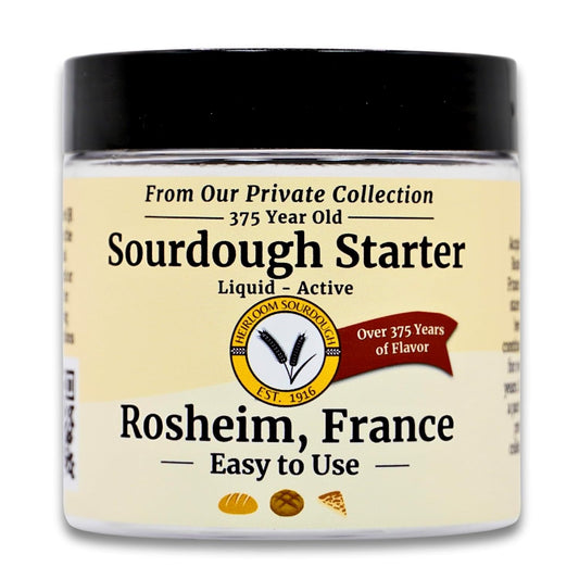 375 Year Old French Sourdough Starter | Heirloom Sourdough's Private Collection | Easy to follow instructions | Includes detailed instructions and recipe |