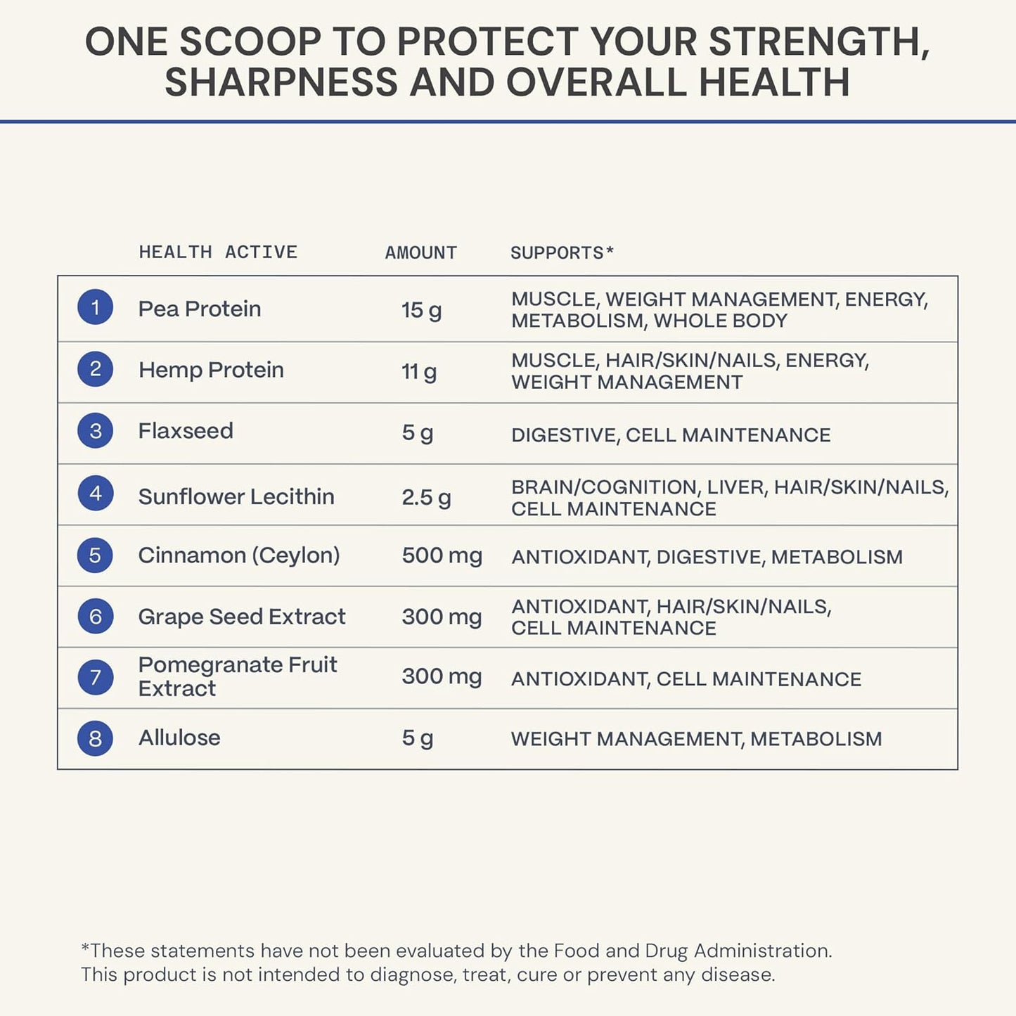 Blueprint Bryan Johnson Chocolate Protein Powder – Vegan Plant-Based Supplement with Cocoa Powder – Clean Ingredients – 26g Protein per Serving – Non-GMO – 30 Servings