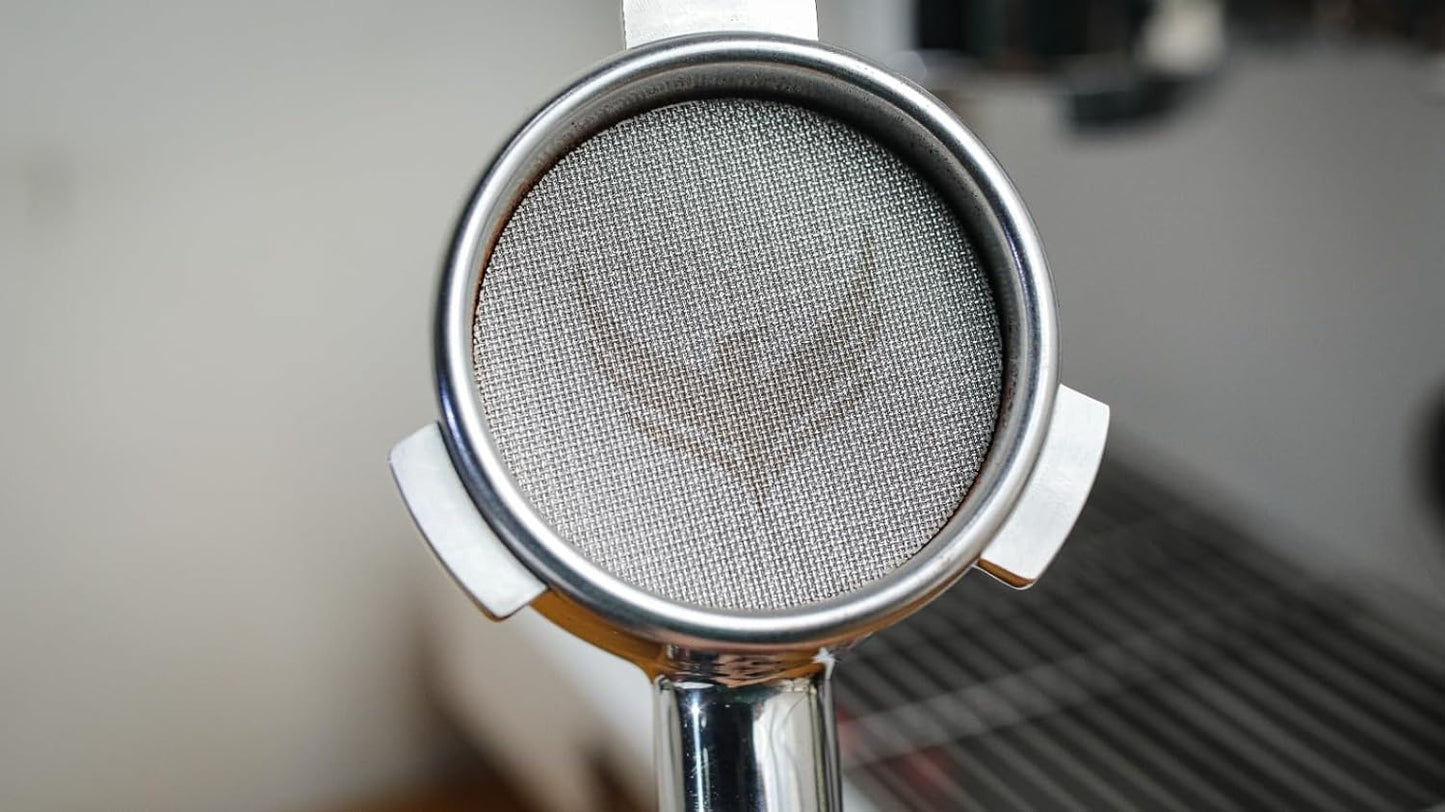 Espresso Funnel 58mm and Puck Screen Set - Includes Stainless Steel Portafilter Funnel and 3pcs Filters for 58mm Portafilter Baskets