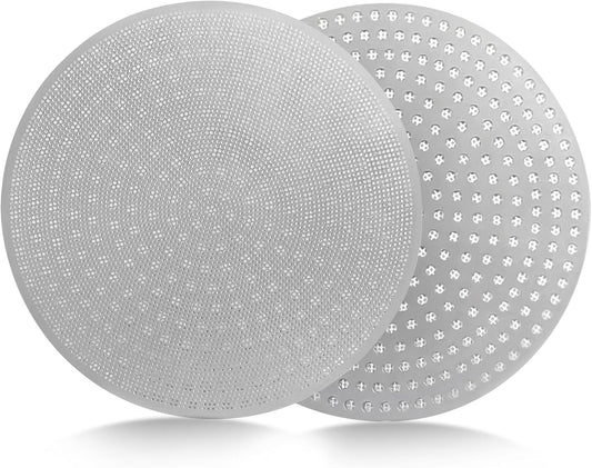 Utoolmart 2 Pack 53mm Espresso Puck Screen, 0.8mm Ultra Thin Coffee Espresso Filter Screen, Mesh Reusable Metal Filter for Espresso Portafilter Filter Basket 54mm