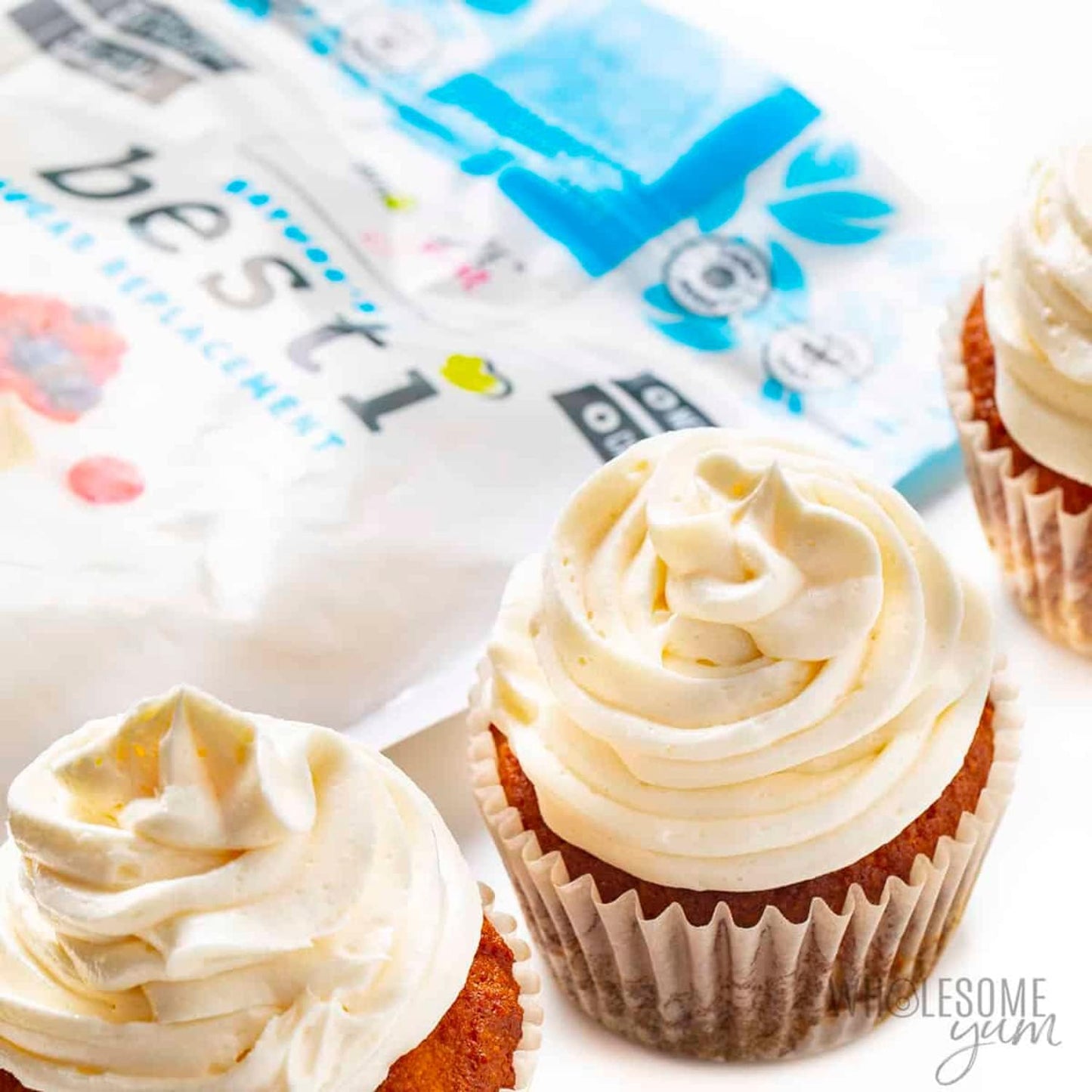 Wholesome Yum Besti Natural Powdered Sugar Substitute - Keto Confectioners Monk Fruit Sweetener Blend With Allulose (No Erythritol) - Non GMO, Zero Carb, Zero Calorie, No Aftertaste (12 oz)